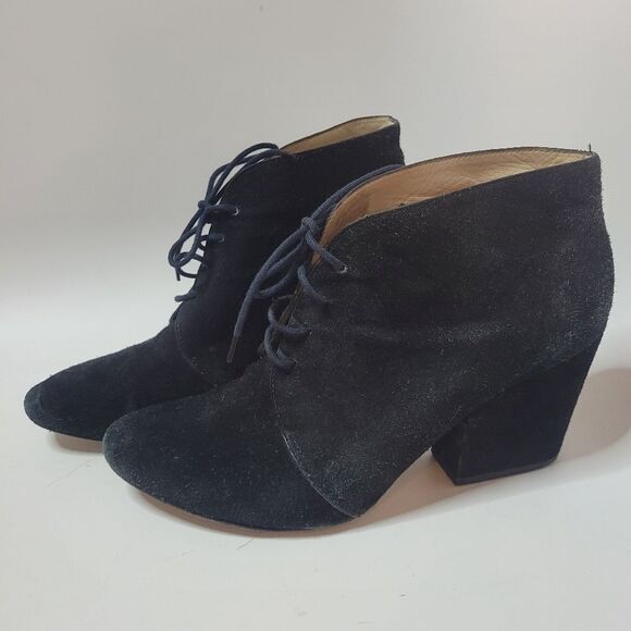 Kate Spade Suede Heeled Ankle Boots - Picture 1 of 15